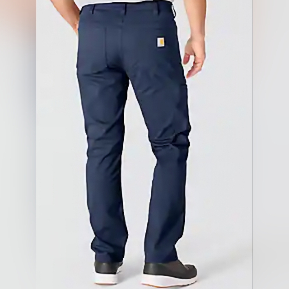 Carhartt FR Cat 2 2112 73478-20 Navy Twill Work Pants 36/32 Relaxed Straight
